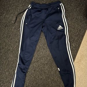 Blue Adidas Zip Sweats